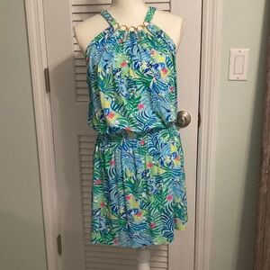 Lilly Pulitzer Tropical Print Romper Size M